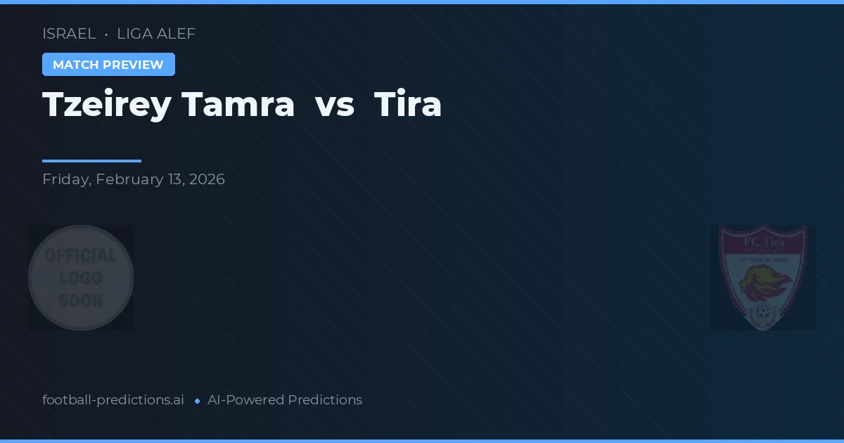 Tzeirey Tamra vs Tira — hula at preview ng laban