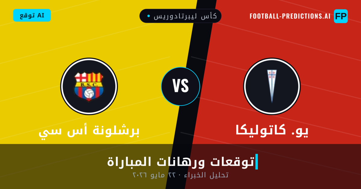 يو. كاتوليكا ضد برشلونة أس سي — توقعات ومعاينة المباراة