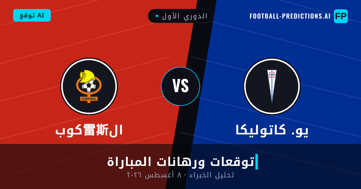 يو. كاتوليكا ضد كوب雷斯ال — توقعات ومعاينة المباراة