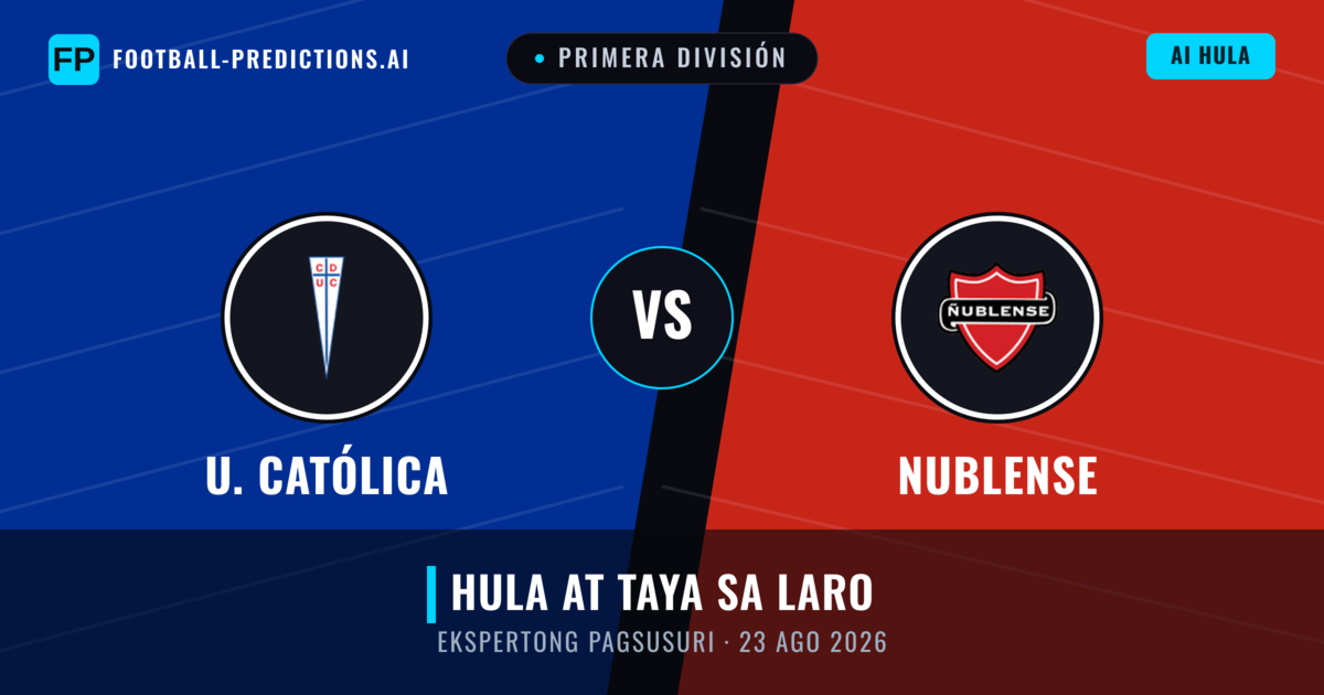 U. Católica vs Nublense — hula at preview ng laban
