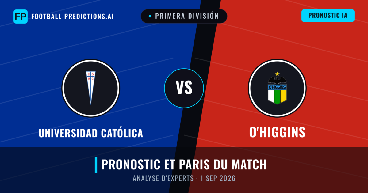 Universidad Católica vs O'Higgins — pronostic et avant-match