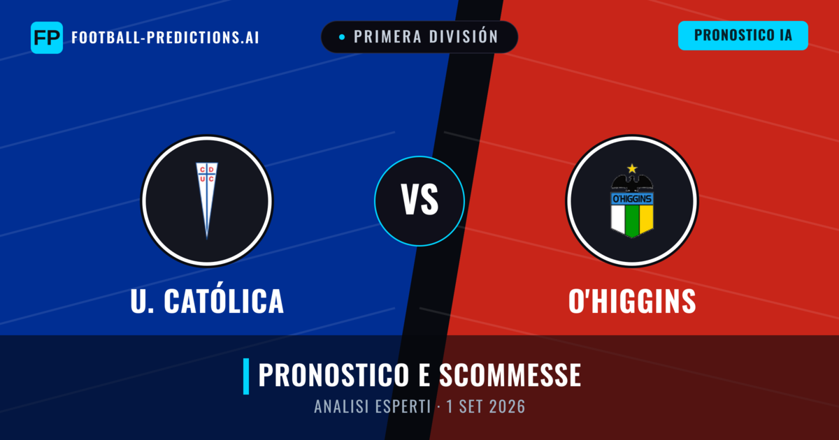 U. Católica vs O'Higgins — pronostico e anteprima del match