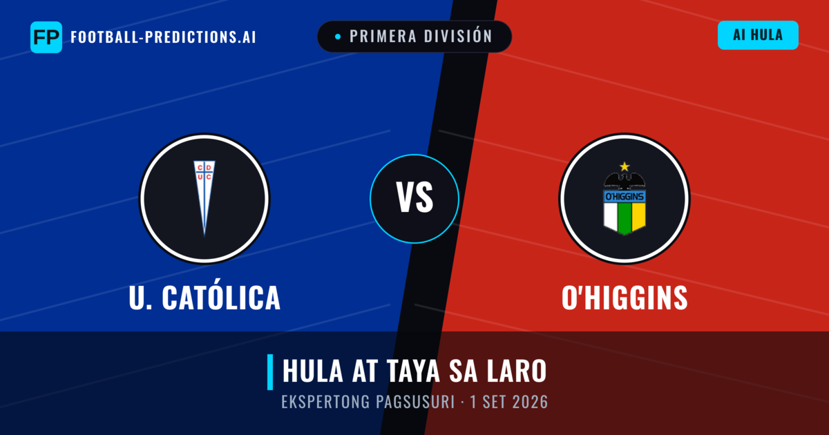 U. Católica vs O'Higgins — hula at preview ng laban
