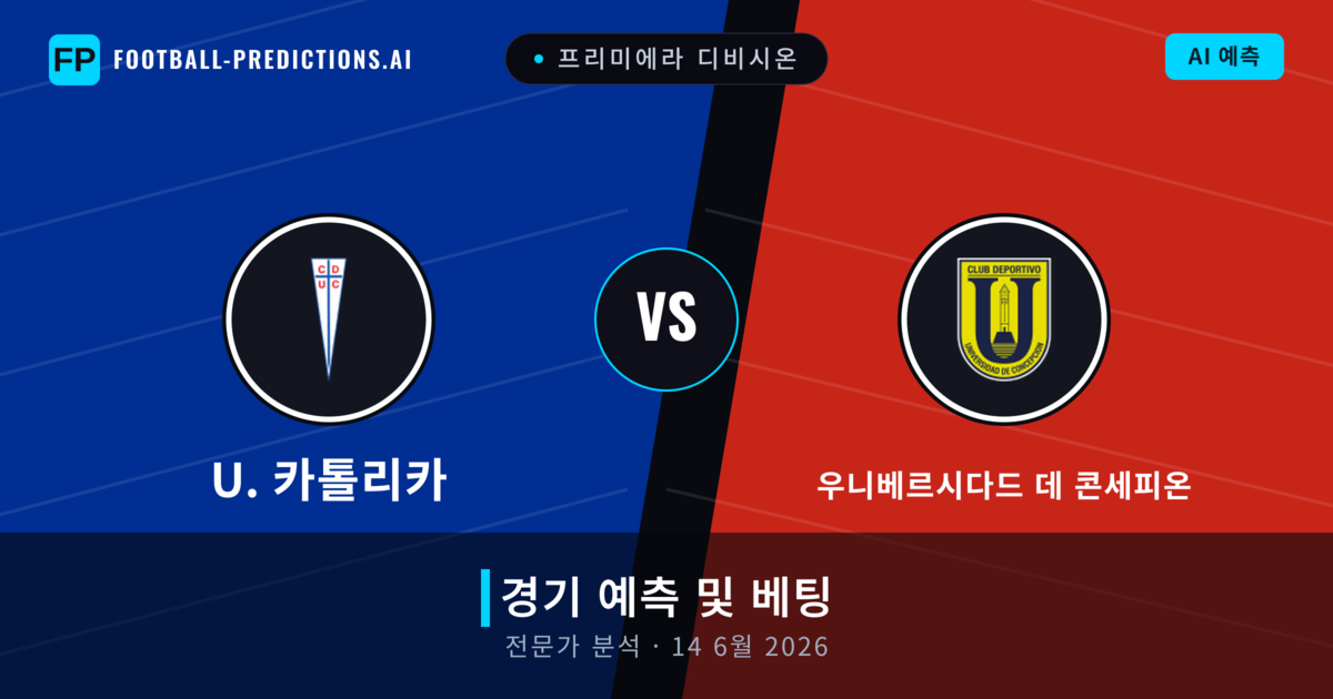 U. 카톨리카 대 우니베르시다드 데 콘세피온 — 경기 예측 및 프리뷰