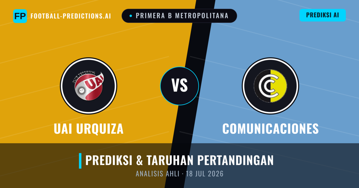 UAI Urquiza vs Comunicaciones — prediksi dan pratinjau pertandingan