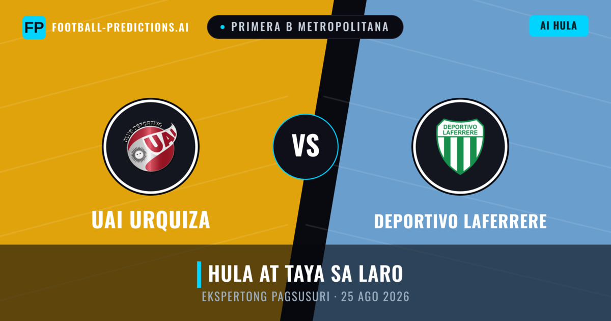 UAI Urquiza vs Deportivo Laferrere — hula at preview ng laban