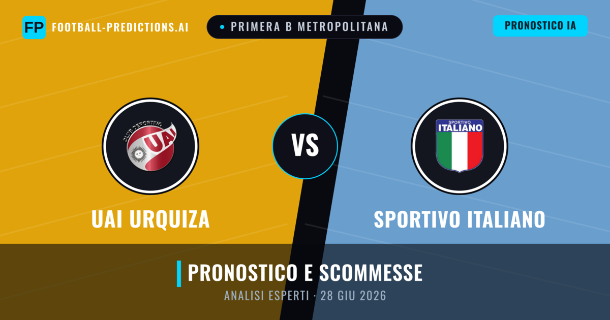 UAI Urquiza vs Sportivo Italiano — pronostico e anteprima del match