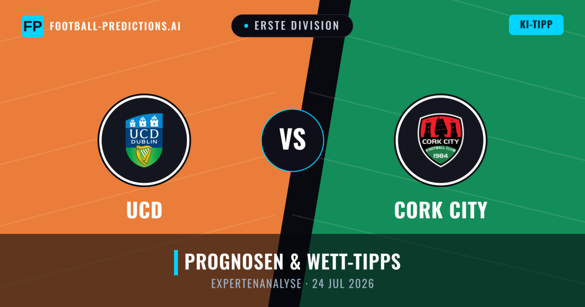 UCD vs Cork City — Prognose und Spielvorschau