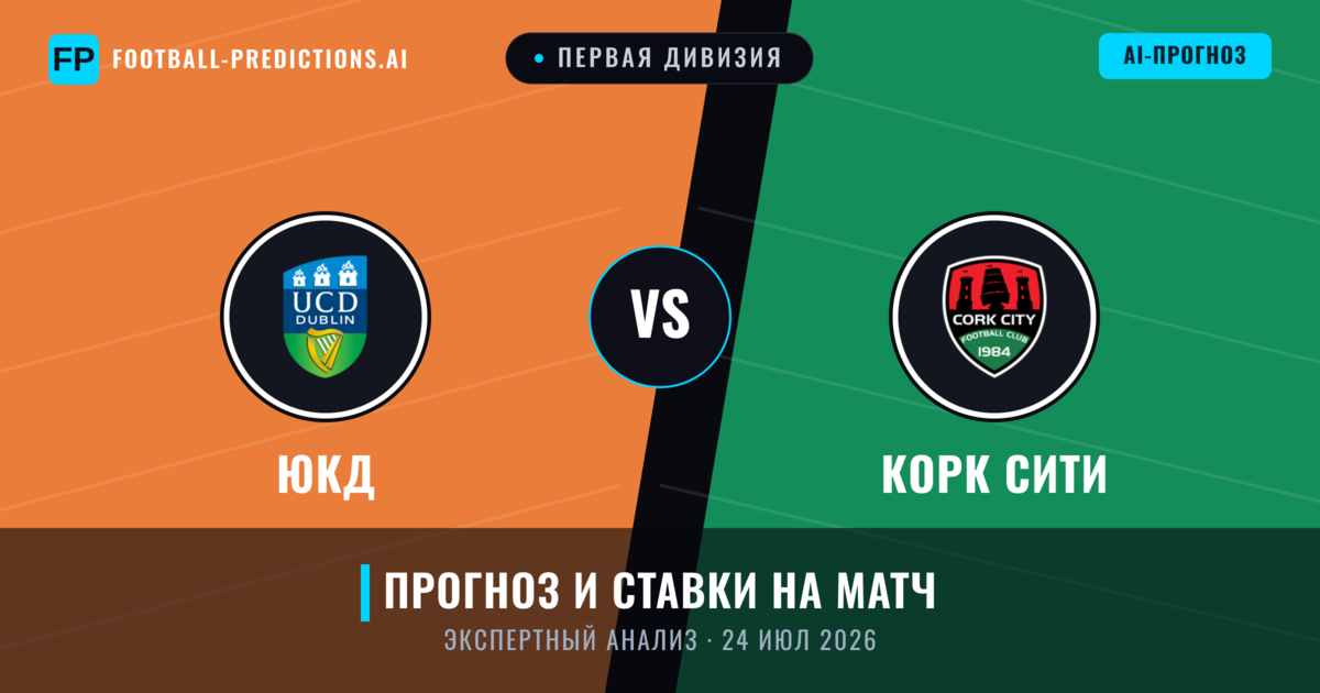 ЮКД – Корк Сити — прогноз и превью матча