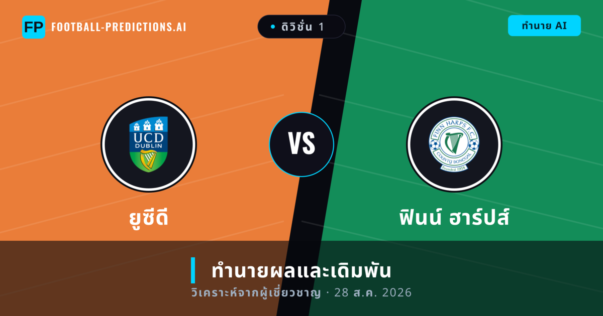 ยูซีดี พบ ฟินน์ ฮาร์ปส์ — ทำนายผลและพรีวิวการแข่งขัน