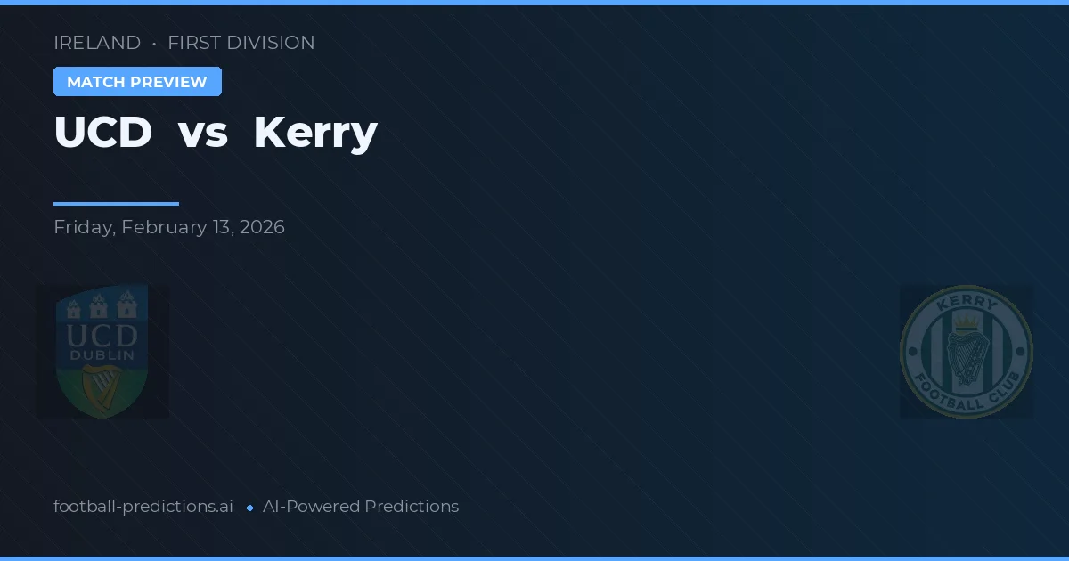 UCD - Kerry — maç tahmini ve önizleme
