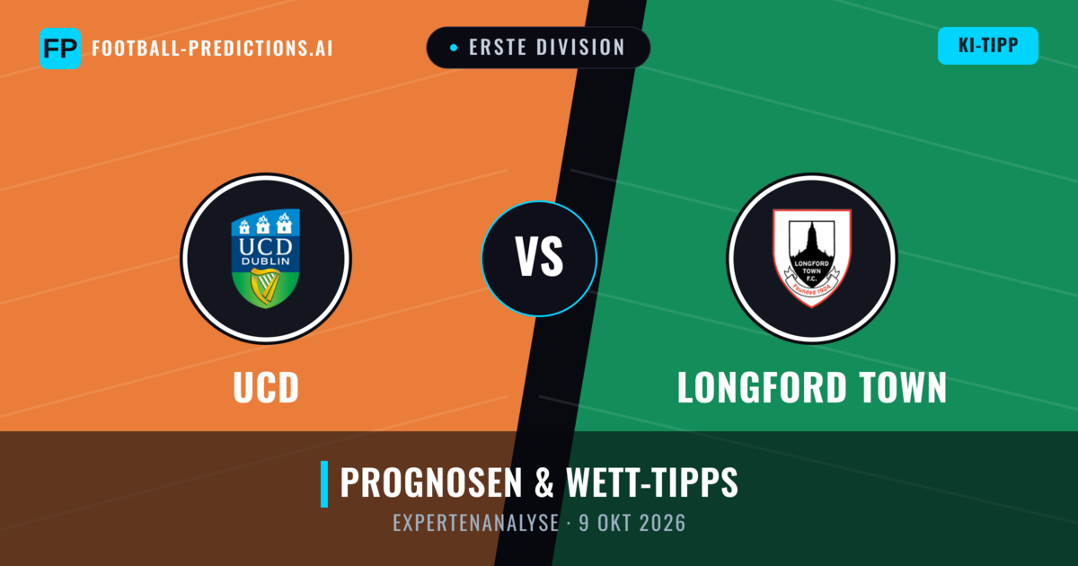 UCD vs Longford Town — Prognose und Spielvorschau