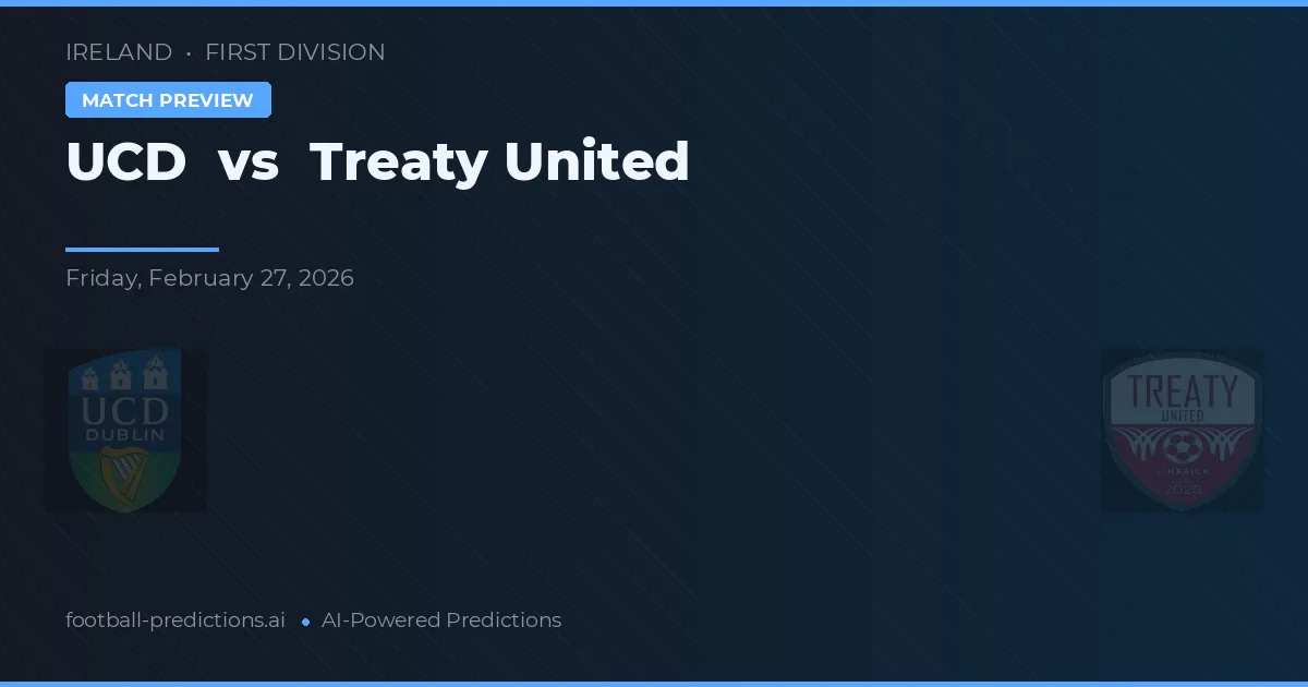 UCD vs Treaty United — hula at preview ng laban