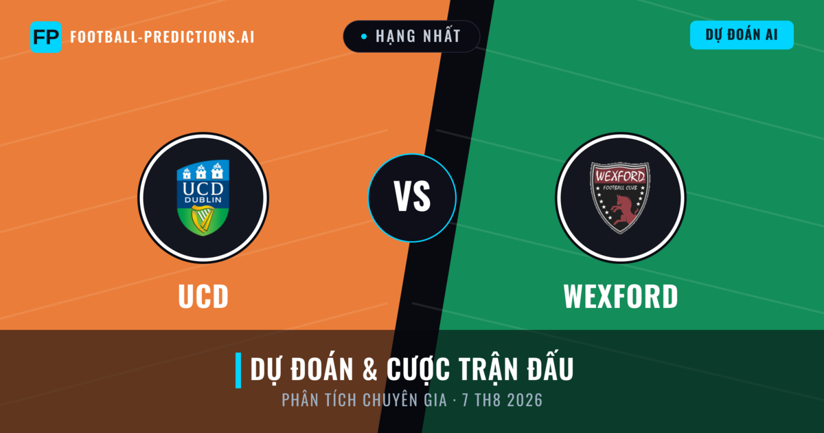 UCD vs Wexford — dự đoán và xem trước trận đấu