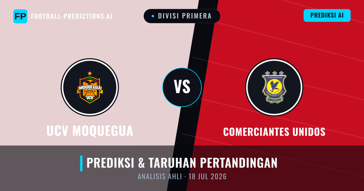 UCV Moquegua vs Comerciantes Unidos — prediksi dan pratinjau pertandingan