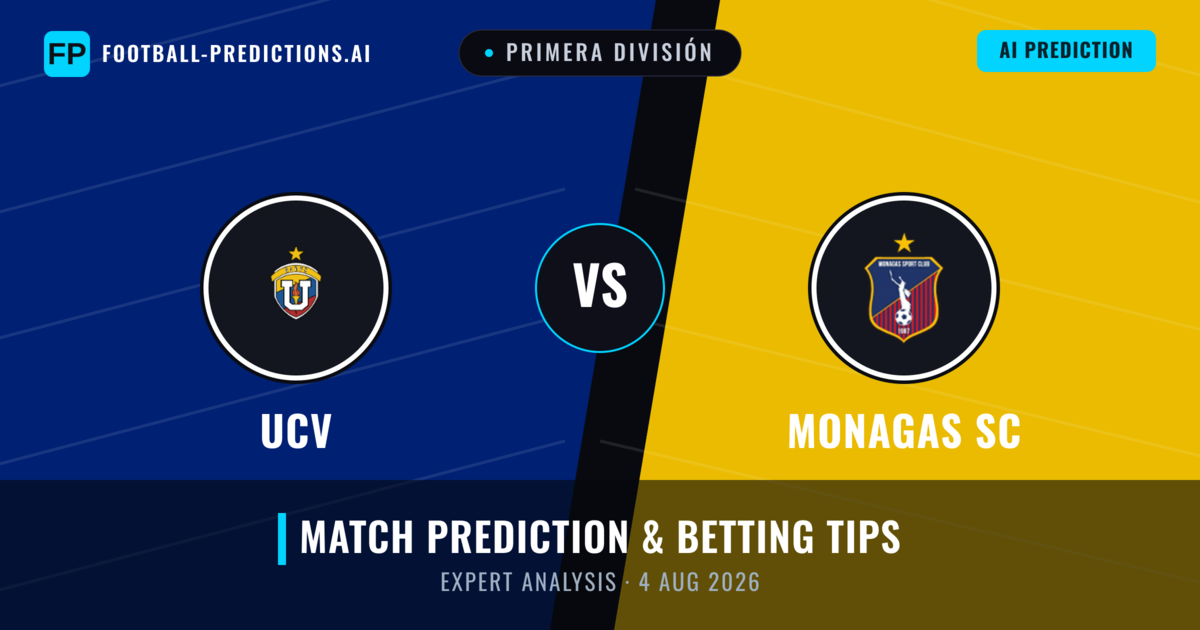 UCV vs Monagas SC — match prediction & preview
