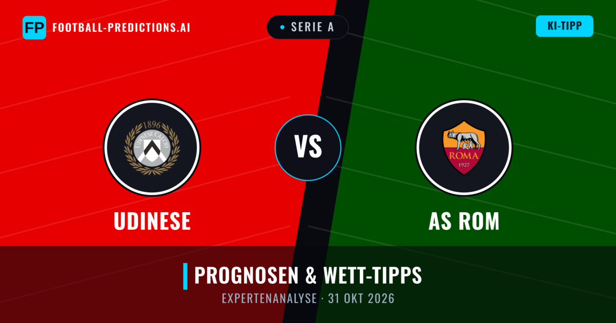 Udinese vs AS Rom — Prognose und Spielvorschau