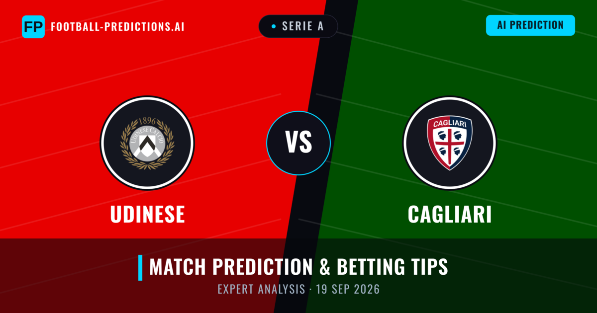 Udinese vs Cagliari — match prediction & preview
