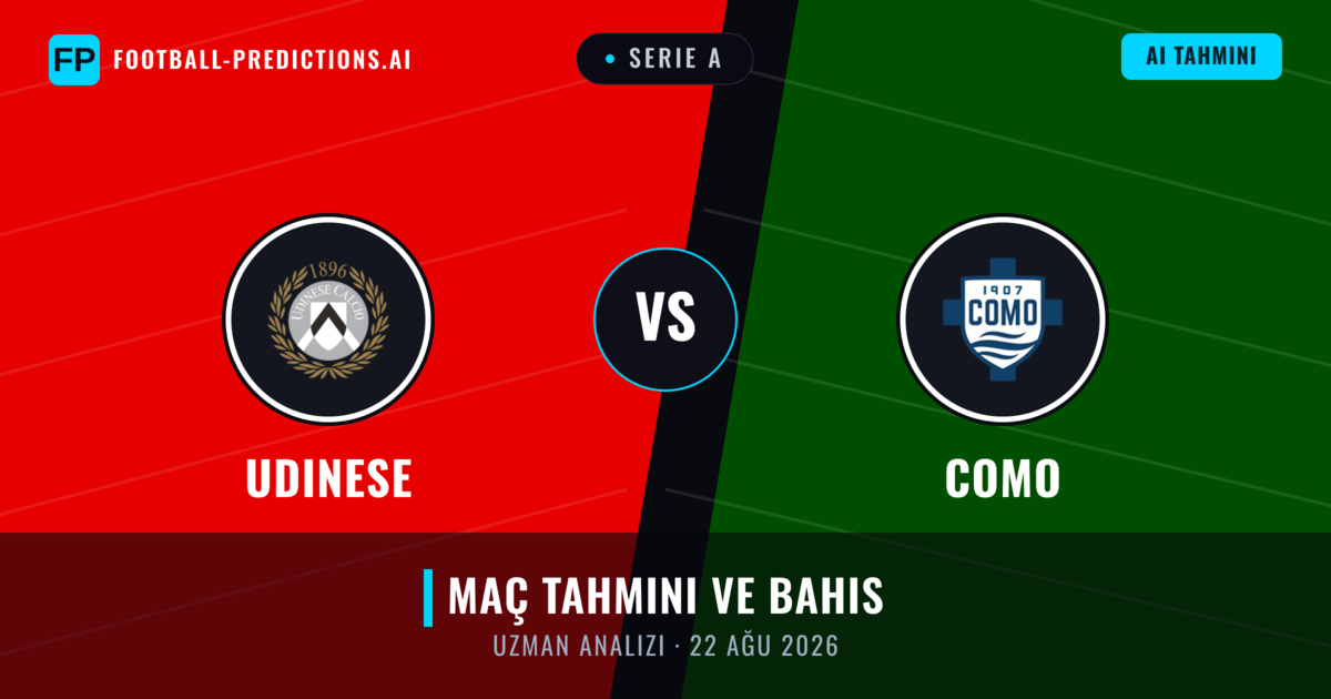 Udinese - Como — maç tahmini ve önizleme