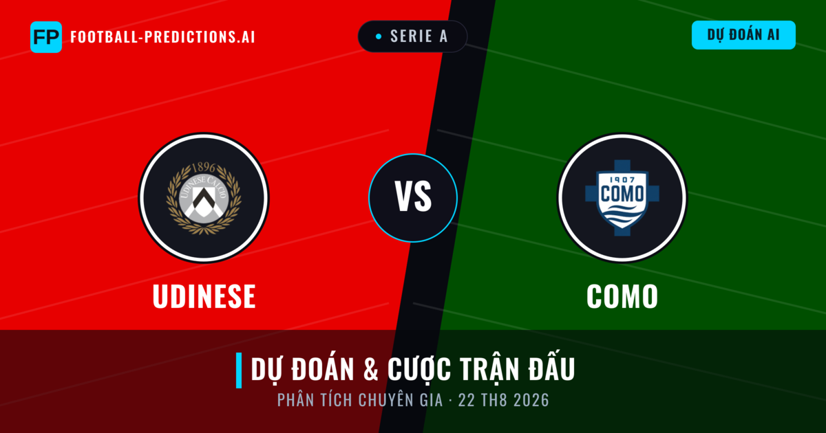 Udinese vs Como — dự đoán và xem trước trận đấu