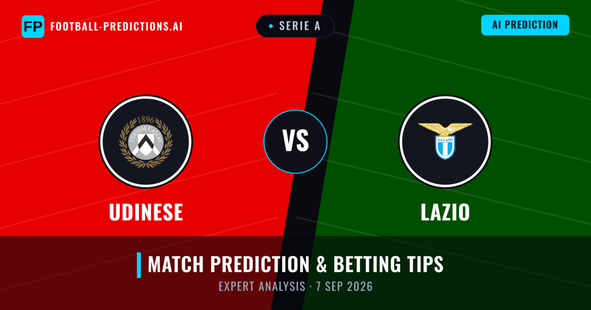 Udinese vs Lazio — match prediction & preview