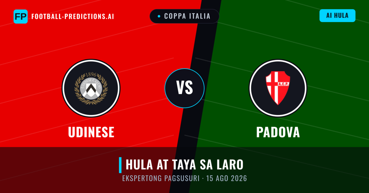 Udinese vs Padova — hula at preview ng laban
