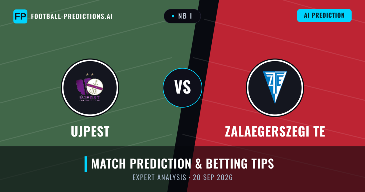 Ujpest vs Zalaegerszegi TE — match prediction & preview