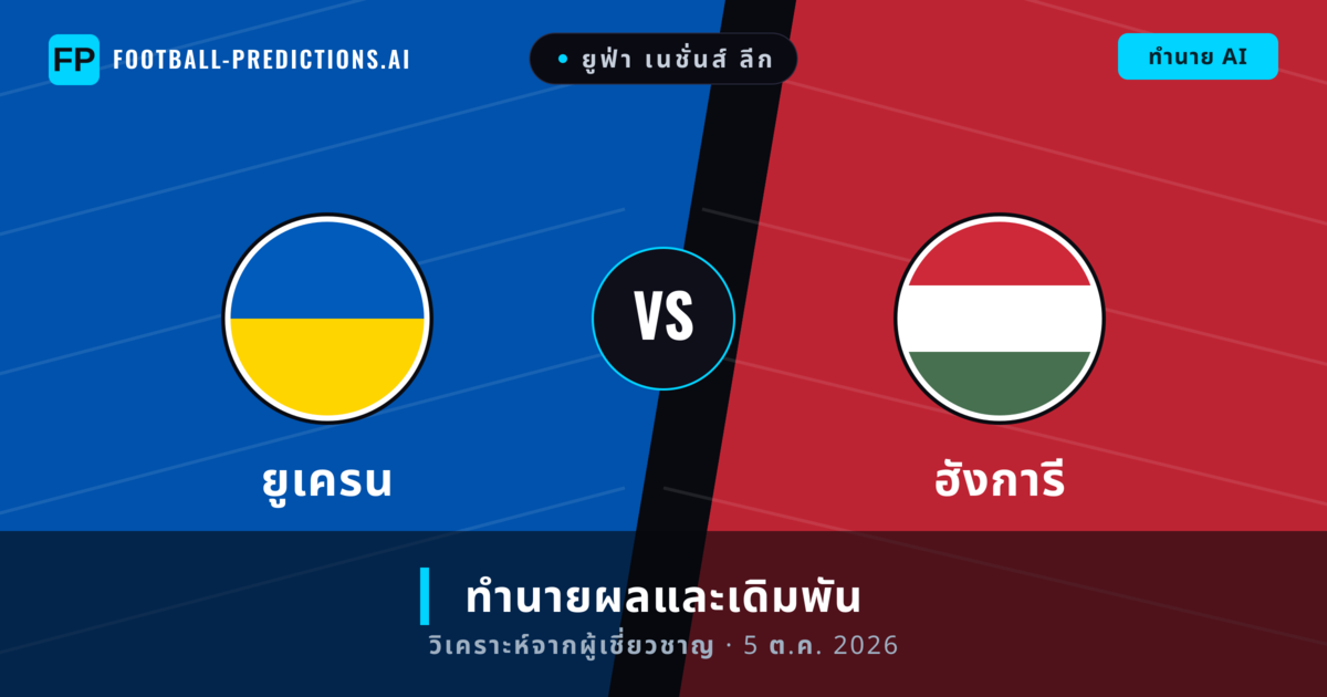 ยูเครน พบ ฮังการี — ทำนายผลและพรีวิวการแข่งขัน