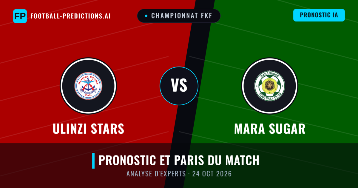 Ulinzi Stars vs Mara Sugar — pronostic et avant-match