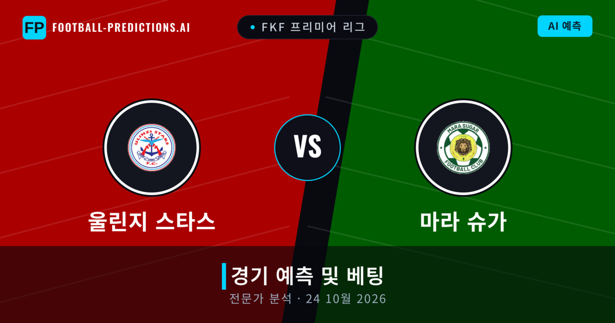 울린지 스타스 대 마라 슈가 — 경기 예측 및 프리뷰