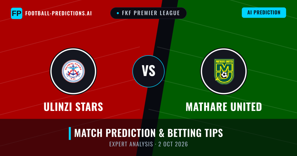 Ulinzi Stars vs Mathare United — match prediction & preview
