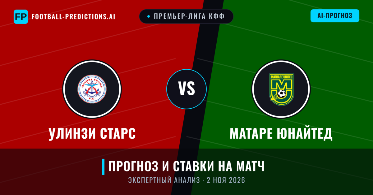 Улинзи Старс – Матаре Юнайтед — прогноз и превью матча