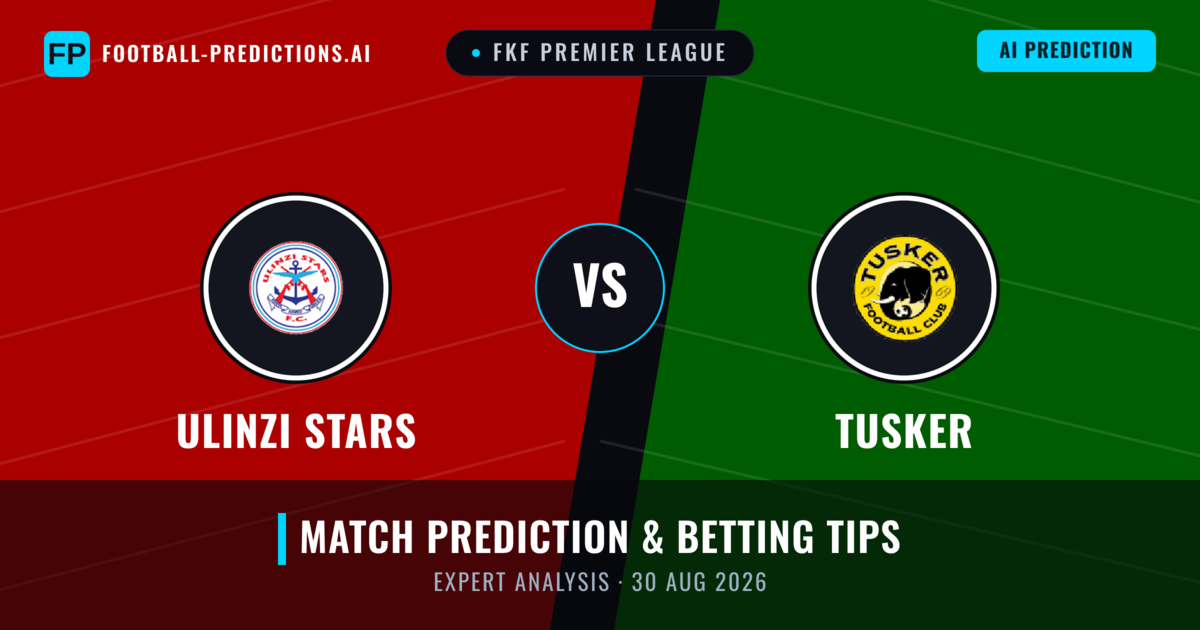 Ulinzi Stars vs Tusker — match prediction & preview