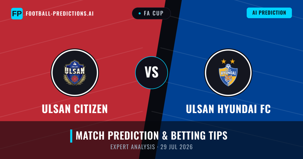 Ulsan Citizen vs Ulsan Hyundai FC — match prediction & preview