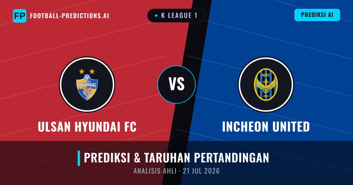 Ulsan Hyundai vs Incheon United — prediksi dan pratinjau pertandingan