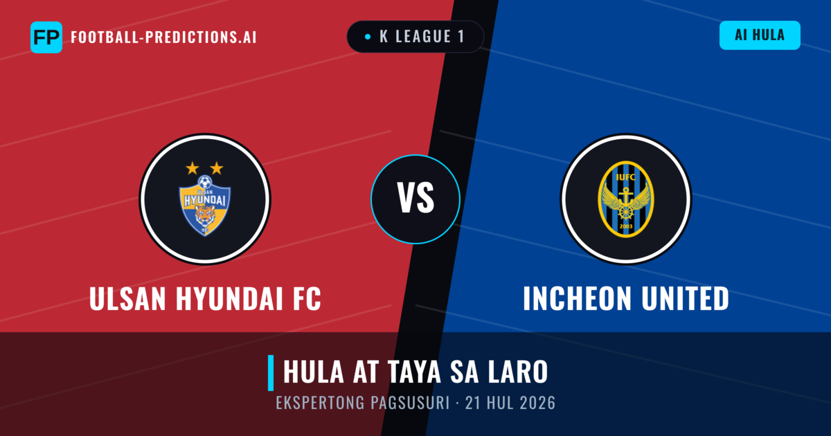Ulsan Hyundai FC vs Incheon United — hula at preview ng laban