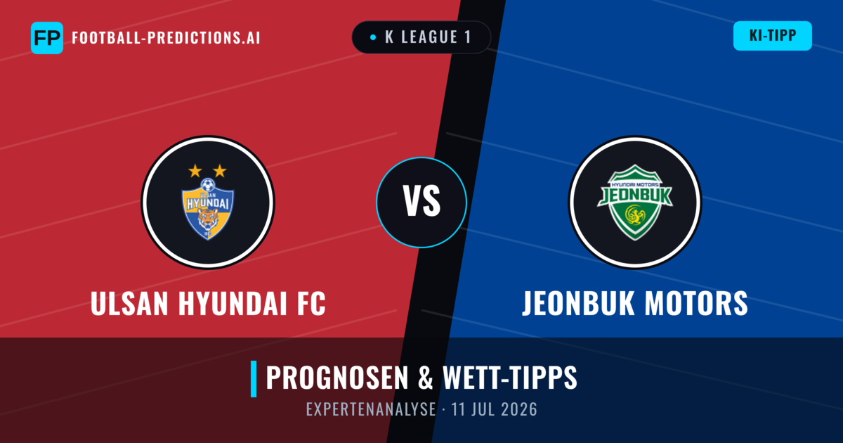 Ulsan Hyundai FC vs Jeonbuk Motors — Prognose und Spielvorschau