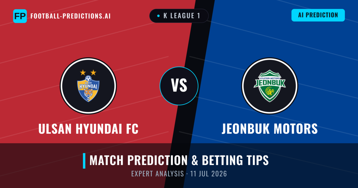 Ulsan Hyundai FC vs Jeonbuk Motors — match prediction & preview
