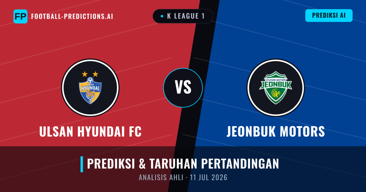 Ulsan Hyundai vs Jeonbuk Motors — prediksi dan pratinjau pertandingan