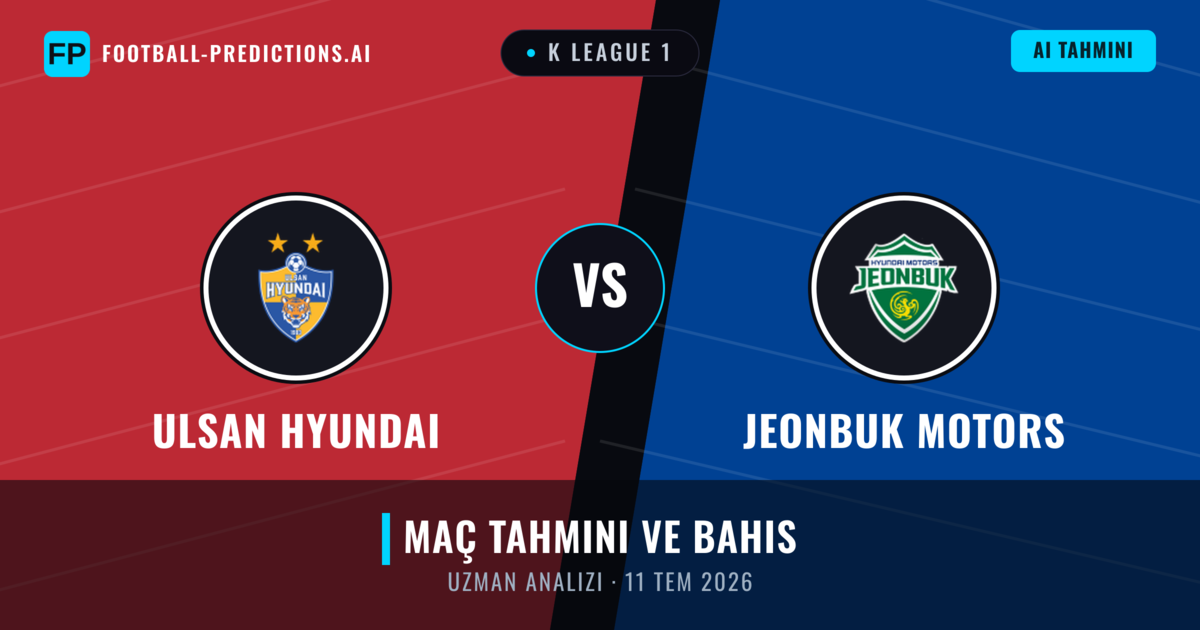Ulsan Hyundai - Jeonbuk Motors — maç tahmini ve önizleme