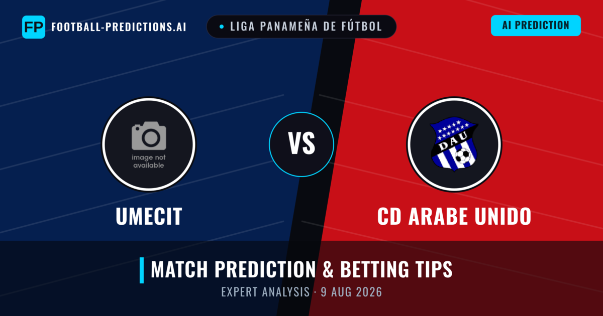 UMECIT vs CD Arabe Unido — match prediction & preview