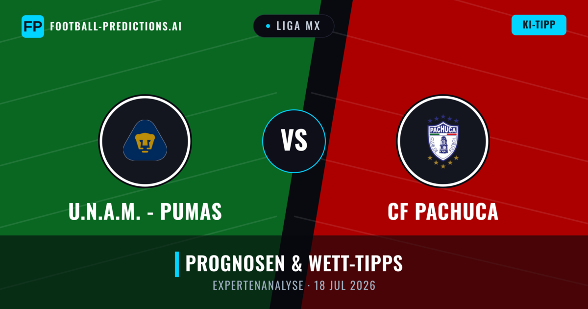 U.N.A.M. - Pumas vs CF Pachuca — Prognose und Spielvorschau