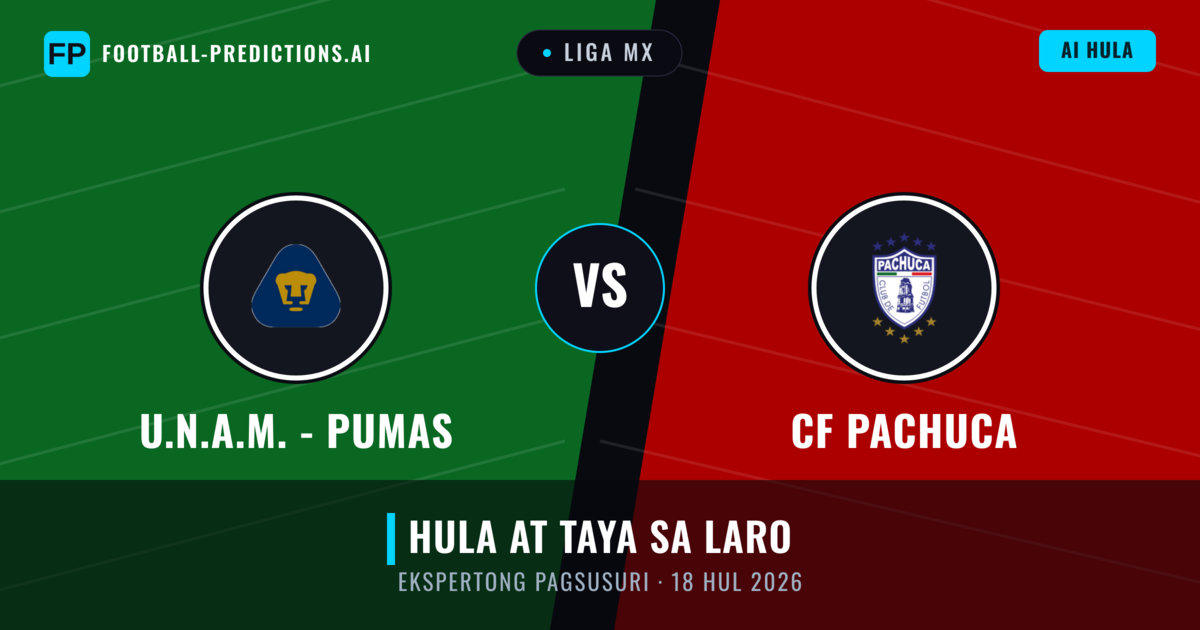 U.N.A.M. - Pumas vs CF Pachuca — hula at preview ng laban