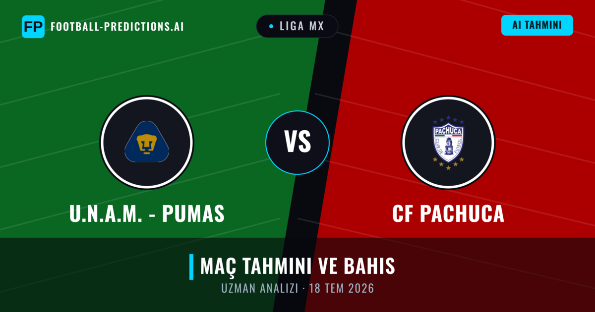 U.N.A.M. - Pumas - CF Pachuca — maç tahmini ve önizleme