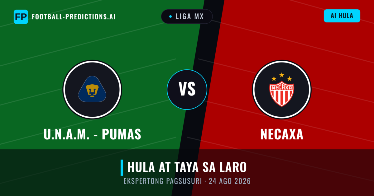 U.N.A.M. - Pumas vs Necaxa — hula at preview ng laban