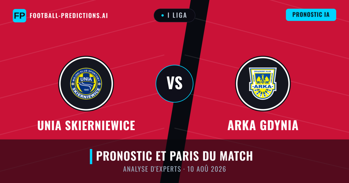 Unia Skierniewice vs Arka Gdynia — pronostic et avant-match