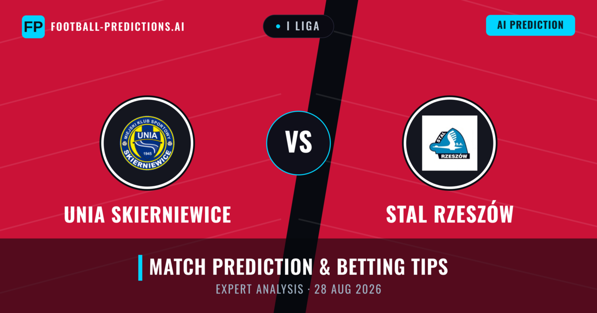 Unia Skierniewice vs Stal Rzeszów — match prediction & preview