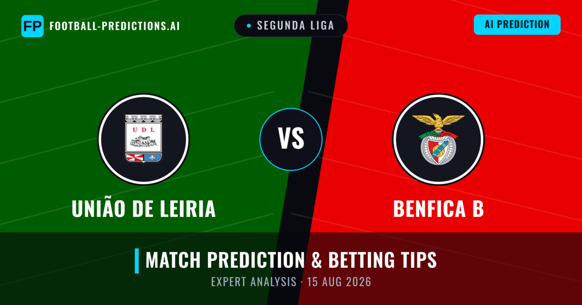 União de Leiria vs Benfica B — match prediction & preview