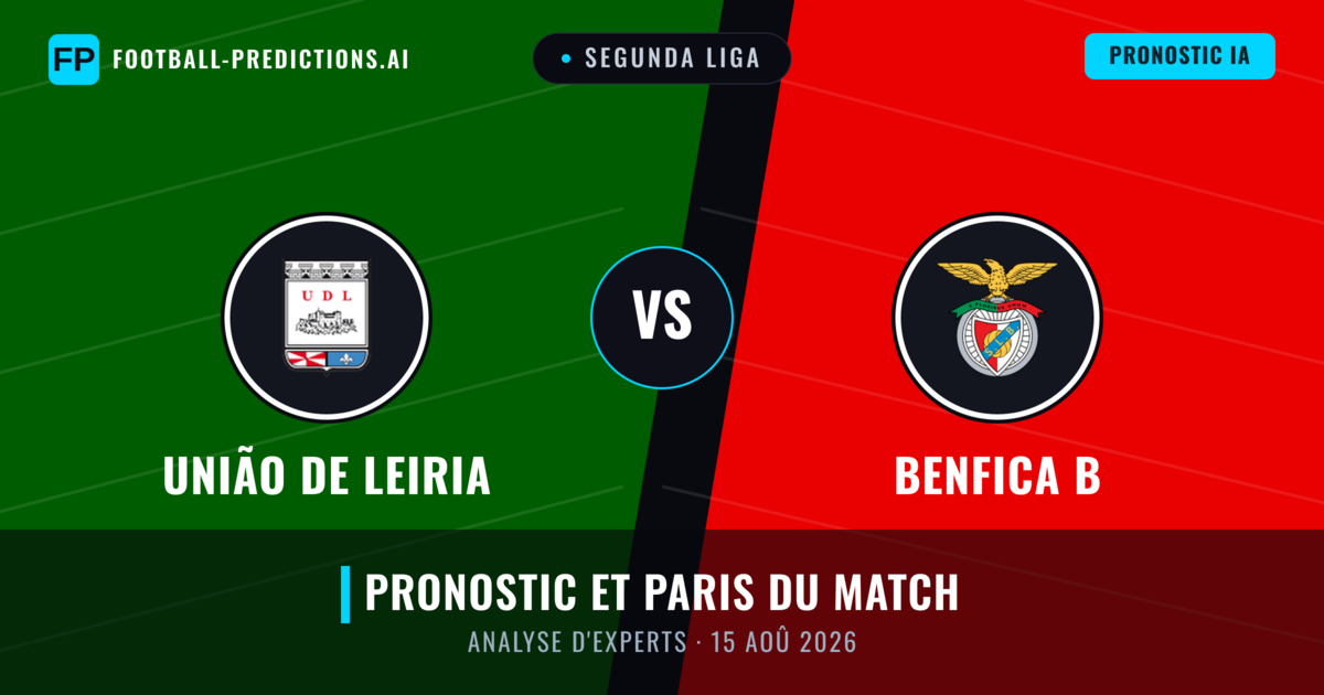 União de Leiria vs Benfica B — pronostic et avant-match