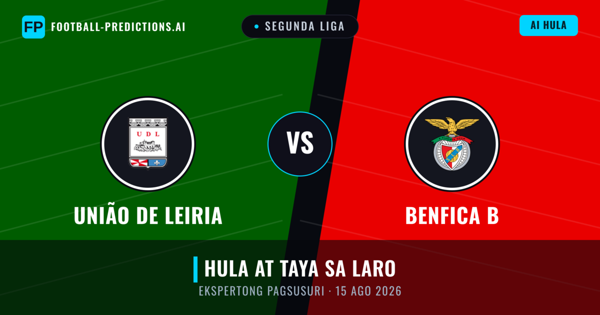 União de Leiria vs Benfica B — hula at preview ng laban